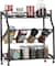 NEX™ 3-Tier Freestanding Metal Spice Rack Organizer